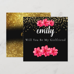 Agradecimiento Floral Elegante Serás Mi Tarjeta De Novia