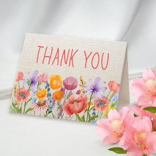Agradecimiento Floral - Preciosa Tarjeta de Agrade