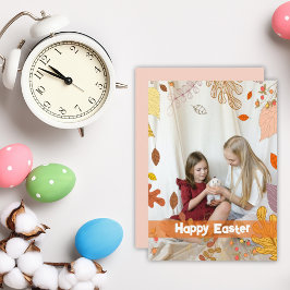 Agradecimiento Flores de primavera para la tarjeta de vacaciones 