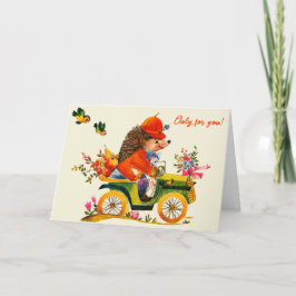 Agradecimiento Flores sólo para ti! tarjeta de San Valentín de he