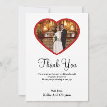 Foto blanca dentro de una tarjeta de agradecimient