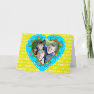 Agradecimiento Foto de mamá Personalizado tarjeta del día de la m