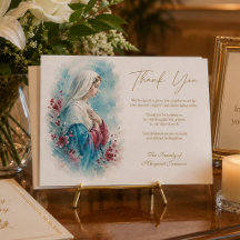 Agradecimiento Funeral Católico Bendita Madre Marí