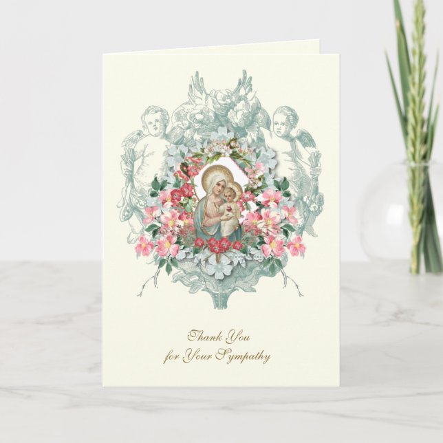 Agradecimiento Funeral Condolencias Cristianas (Anverso)