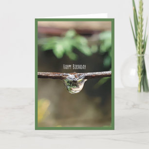 Agradecimiento Gema de la Naturaleza - Tarjeta de cumpleaños