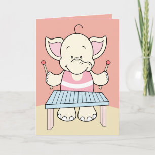 Agradecimiento Goce de la tarjeta de felicitación de la música