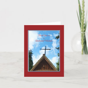 Agradecimiento Gracias a la vieja tarjeta de felicitación de la i