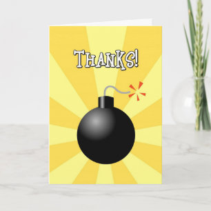 Agradecimiento ¡Gracias! Eres la tarjeta de felicitación de la bo
