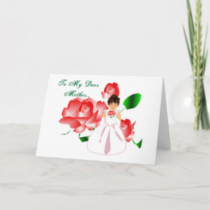 Agradecimiento "Gracias mimar tarjeta del día de boda de la hija"
