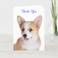 Gracias Pembroke Welsh Corgi Tarjeta De Saludo