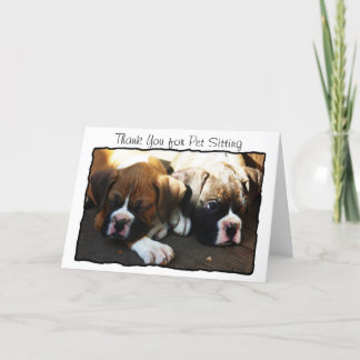 Agradecimiento Gracias por la tarjeta de felicitación del Mascota
