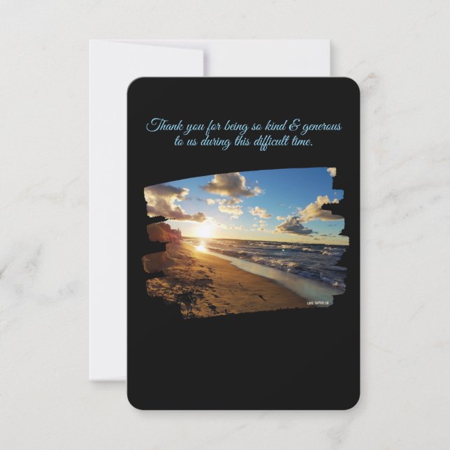 Agradecimiento Gracias por ser amable y generosa tarjeta de felic (Anverso)