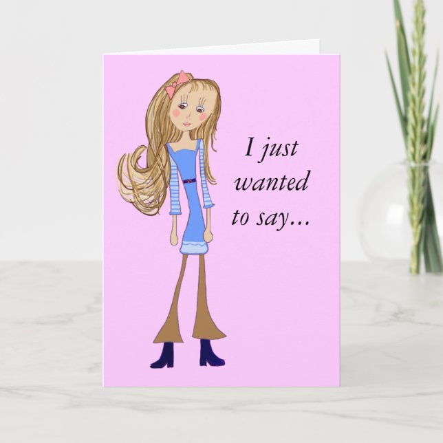 Agradecimiento Gracias por ser mi tarjeta de felicitación del (Anverso)