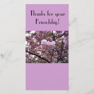 Agradecimiento Gracias por su tarjeta de la foto de la amistad