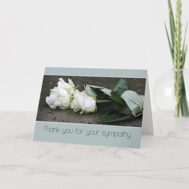 Agradecimiento Gracias por tu tarjeta de simpatía (Anverso)