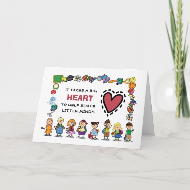 Agradecimiento Gracias, Profesor. Tarjeta de felicitación de pers (Anverso)