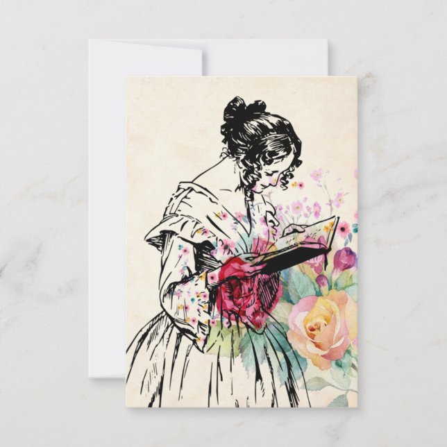 Agradecimiento Gracias tarjeta de estilo vintage (Anverso)