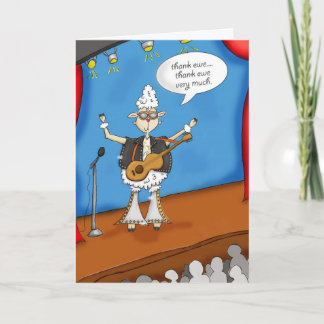 Agradecimiento Gracias tarjeta de felicitación