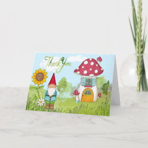 Agradecimiento Gracias tarjeta de felicitación de Gnome