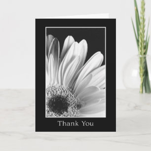 Agradecimiento Gracias - tarjeta de felicitación de la margarita