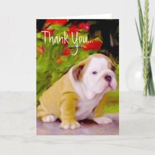 Agradecimiento Gracias tarjeta de felicitación del arte del