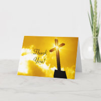 Gracias Tarjeta de felicitación religiosa