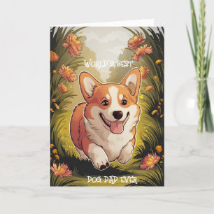 Agradecimiento Graciosa tarjeta de felicitación de papá de perro