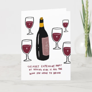 Agradecimiento Graciosa tarjeta del día de la madre | Todo el vin