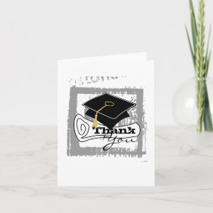 Agradecimiento Graduación Gracias Diploma de Tarjeta 1