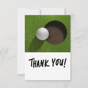 Agradecimiento Gratitud del GOLF de los Verdes: Tarjeta de agrade