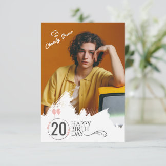 Agradecimiento Grunge | Foto: cualquier tarjeta de cumpleaños del