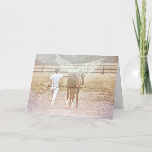 Agradecimiento GUARDIAN EN tarjeta de felicitación DISGUIDA (Anverso)