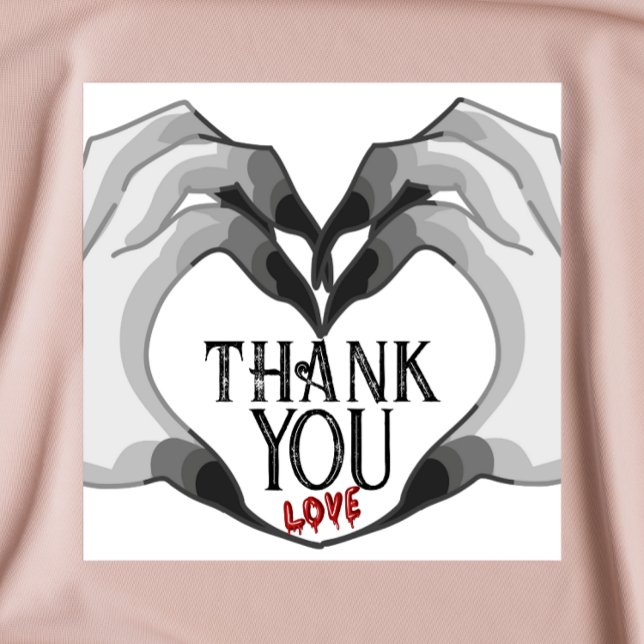 Agradecimiento Hasta que la muerte nos separe | Tarjeta de agrade (Subido por el creador)