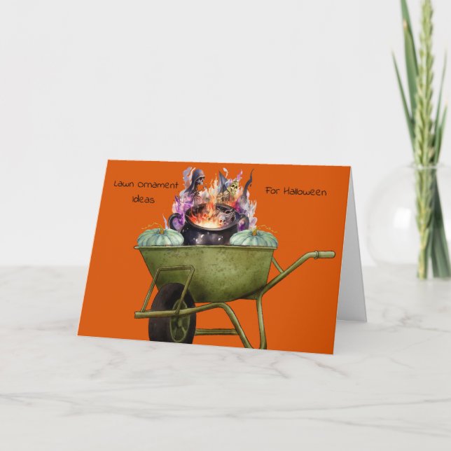 Agradecimiento Ideas de ornamentos de césped para la tarjeta de H (Anverso)