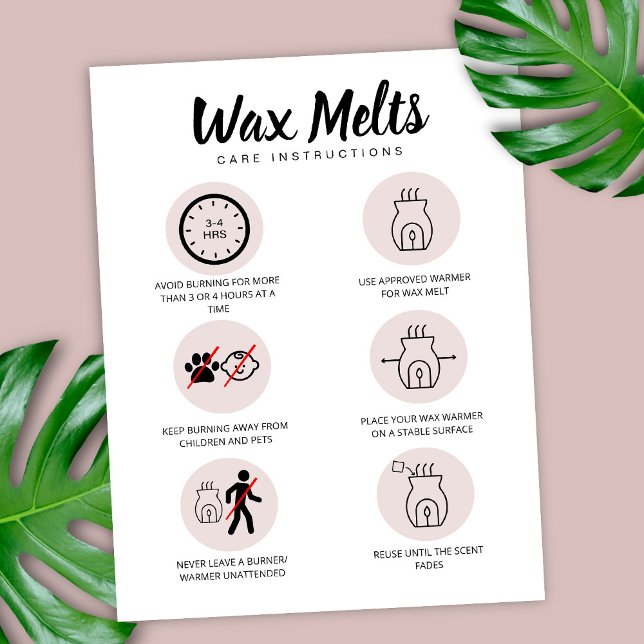 Agradecimiento Instrucciones de aviso de tarjeta de cuidado de fu (Subido por el creador)