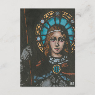 Agradecimiento Intercesión de la tarjeta de oraciones de Juana de