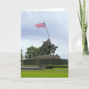 Agradecimiento Iwo Jima, tarjeta del día de los veteranos