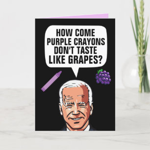 AGRADECIMIENTO JOE BIDEN FUNNY PENSÓ PROVOCAR TARJETA DE CUMPLEAÑ