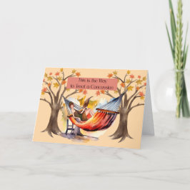 Agradecimiento La conmoción se pone bien pronto, tarjeta de mujer