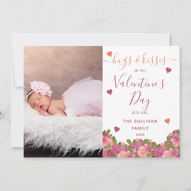 Agradecimiento La foto de la tarjeta del día de San Valentín (Anverso)