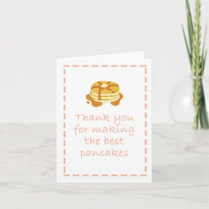 Agradecimiento La mejor crepe - tarjeta del día de madre