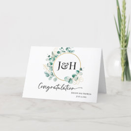 Agradecimiento la tarjeta de boda está diseñada profesionalmente 