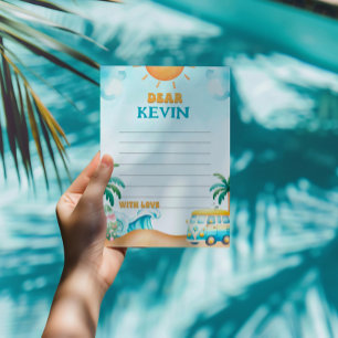 Agradecimiento La tarjeta de la cápsula de la hora del cumpleaños