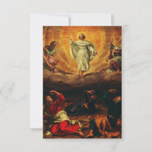 Agradecimiento La tarjeta devocional de la Transfiguración