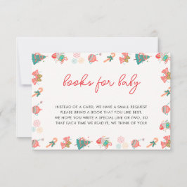 Agradecimiento Libros de navidades para tarjeta de bebé