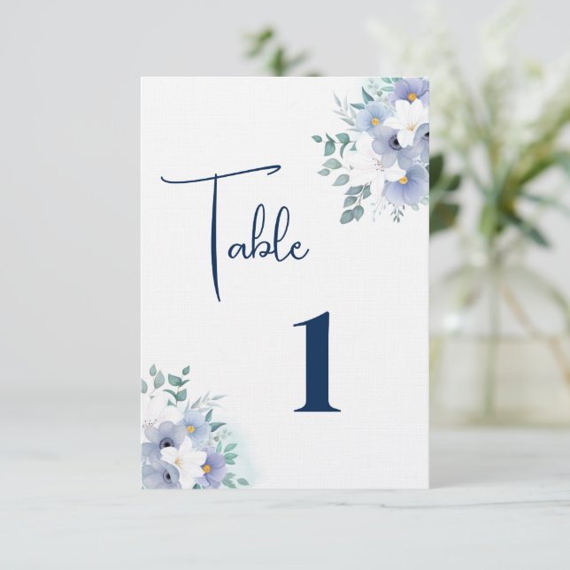 Agradecimiento Línea de la tarjeta de tabla boda (Anverso de pie)