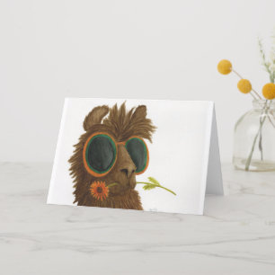 Agradecimiento Llamas en sombras: Tarjeta de saludo de Mayo A5