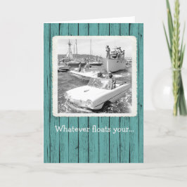 Agradecimiento Lo Que Sea Que Te Flote... Tarjeta de cumpleaños