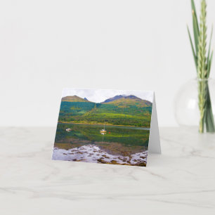 Agradecimiento Loch Long, Arrochar, tarjeta de felicitación de Es