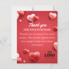 Agradecimiento Logo de personalizado social media Tarjeta de agra